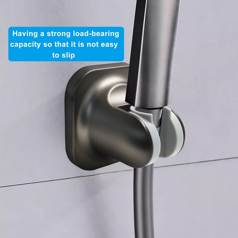 Zorfeter Adjustable Brushed Nickel Handheld Shower Head Holder, Strong Adhesive