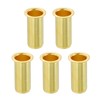 sourcing map 5Pcs Fit for 6mm(1/4") Tube ID Brass Compression