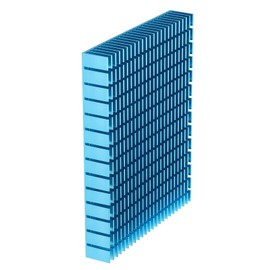 Heatsink Aluminium Smart Design Cooler Heatsink 150 x 120 x 20 mm for CPU Amplifier PCB Board (Blue)