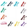 Patry Deluxe 9 Pares Agujetas Elasticas Tenis Deportivos Adulto Y