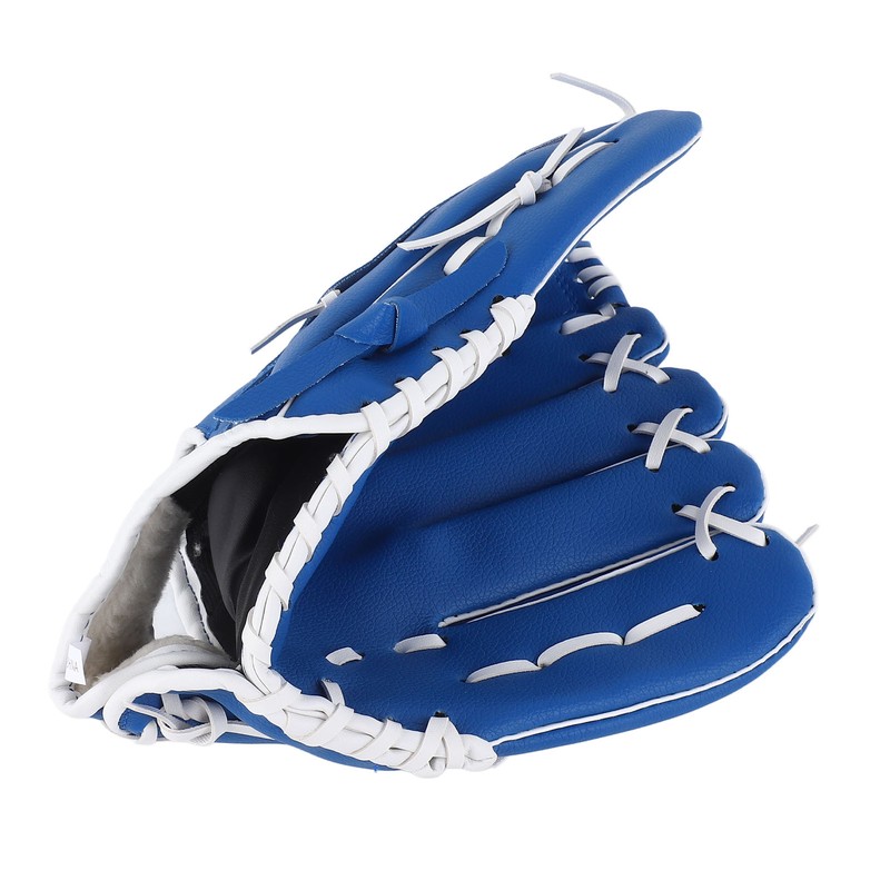 Softball Glove 12.5 Inches Blue Sport Baseball Glove Outfield Mitt