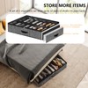 homyfort 32 Pairs Shoe Organizer Under Bed, Underbed Shoe Storage