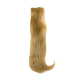 Bombshell 24" 5 Clips Straight One Piece Half Head Clip On Hair Extensions Wig (M25 ASH GOLDEN BROWN)