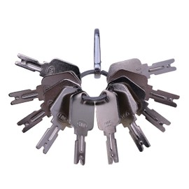 JEENDA (10) Forklift Key for Clark Yale Hyster Komatsu Gradall Gehl Crown New Holland Caterpillar JLG Daewoo & More 166 6T-2663 1430 7738-4578 A214062 51335040 186304 090-32025 ELI80-0090