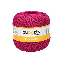 Puppets Eldorado, 10 Gauge, 50 g, Length: 265 m, 89 Crochet Yarn