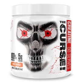JNX SPORTS JNX SPORTS The Curse! Creatine Monohydrate Peach Mango 50 Servings | Pure Micronized Creatine 5g Per Serving | 350g - 12.3 Ounce