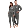 Frcdaunrs Couple Pjs Matching Sets Warm Sleepwear for His and