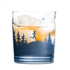 Gone For a Run Running Lowball Glass | Happy Hour