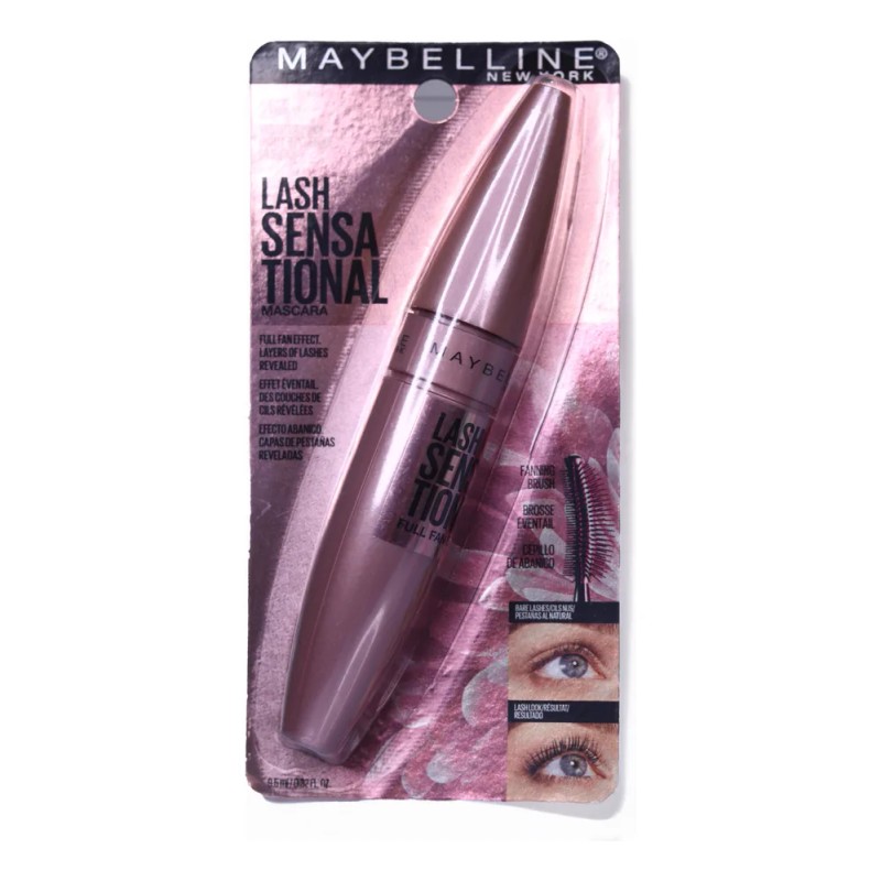 Máscara De Pestañas Maybelline New York Lash Sensatational Negro