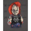 Child's Play Men's Hi I'm Chucky Mug Shot Graphic Print