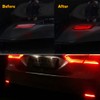 TurningMax Smoked Lens Full LED Bumper Reflector Lights Compatible With