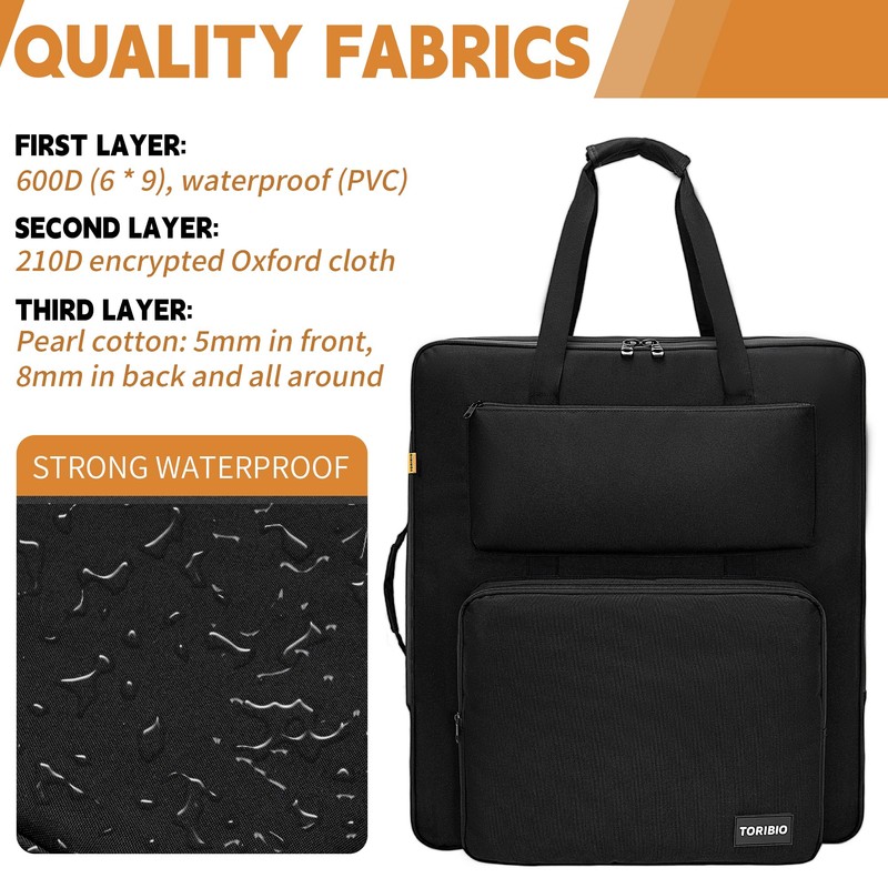 Solar Panel Travel Bag, Padded Portable Solar Panel Storage Bag