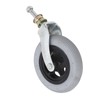 Wheelchair Replacement Wheel Grey 6 Inch PU Inflatable Universal Wheelchair