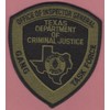 Embroidered Patch -Texas Department of Criminal Justice Gang Task Force