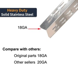 Htanch SN6131(3-Pack) Stainless Steel Heat Plate Replacement for Select Outdoor Gourmet Gas Grill Models