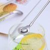 SBOMHS Reusable Straws Spoons 18/8 Stainless Steel Pack of 8