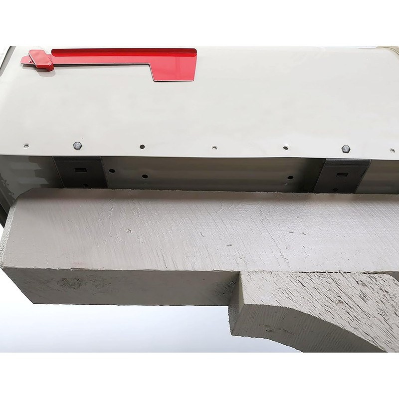 yskjyxgs Mailbox Mounting Bracket,Carbon Steel,(fits mailboxes with a 11”Wide Floor)