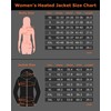 Venustas Women's Heated Puffer Jacket, Lightweight 90% Down Insulation Heated