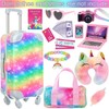 K.T. Fancy 23 PCS American 18 Inch Doll Accessories Suitcase
