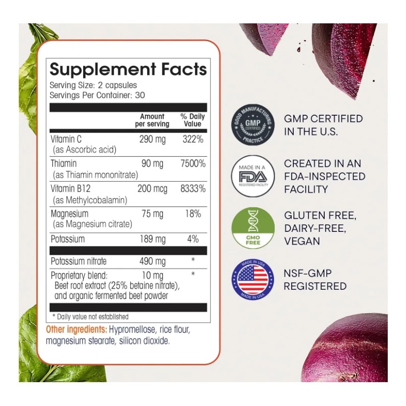 Berkeley Life Professional Nitric Oxide Foundation (60 Cap) EXP 12/2026