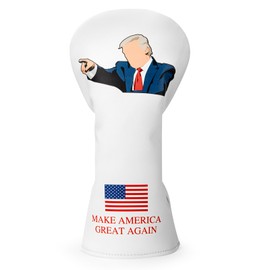 Golf Club Head Covers - Funny Golf Driver Covers Fairway and Hybrid Covers with Interchangeable No. Tags, Fit Standard Clubs Model, Golf Club Covers for Men and Women