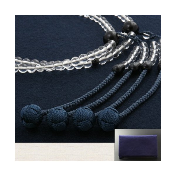Fighters 仏壇 is, Wrinkle Mala 真言宗 The Two Crystal 青虎 Eye Set (for Men) Officially Licensed AAA [Hawk] [Mala Bag Set] SM – 044 Kyoto 念珠