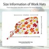 Autumn Leaves Working Cap Scrub Caps for Women, 2 Pcs