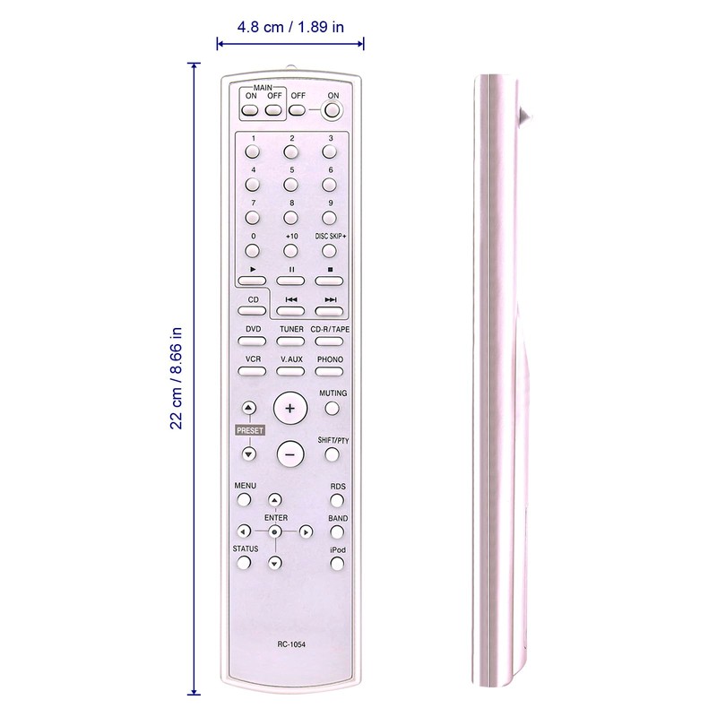 AULCMEET Replacement Remote Control RC-1054 Suitable for Denon AM-FM Stereo