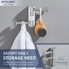 Angle Simple Swivel Hook Polished Chrome, SUS 304 Stainless Steel
