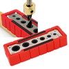 Topyond Handheld Drill Guide for Woodworking, High Speed Steel Locator