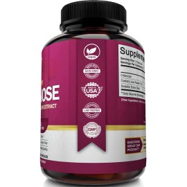 D-mannose 1500mg Nutriflair 120 Cápsulas Hecho En Usa Sabor Sin Sabor