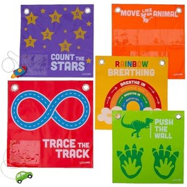 Fun Express Social Emotional Learning Active Calming Activity Set - 5 Piece