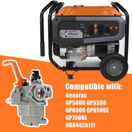 0J58620157 Carburetor Fit for Generac GP5000 GP5500 GP6500 GP6500E GP7500E 0G8442A111