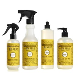 Variety, 1 Mrs. Meyer's Room Freshener, 8 OZ, 1 Mrs. Meyer's Liquid Dish Soap, 16 OZ, 1 Liquid Hand Soap,12.5 OZ, 1 Multi-Surface Cleaner 16 OZ, 1 CT (Daisy)
