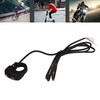 Electric Bike Light Horn Switch, 12‑72V 22.2mm/0.87in Scooter Handlebar Switch
