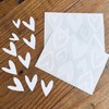 26 Valentines Hearts - Window Vinyl Static Cling decals -