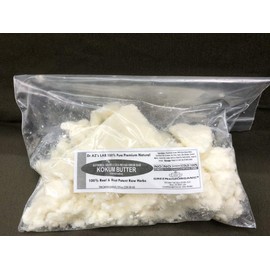 GREENandORGANIC Premium KOKUM BUTTER 8oz Bag 100% Pure Cold Pressed Organic Natural Skin care Beauty BodyButter DIY lotions Balms Soapmaking