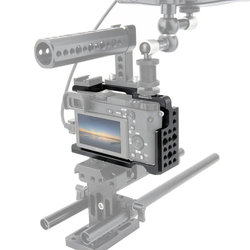 NICEYRIG Aluminum Camera Cage for Sony A6100 A6400 A6300 A6000