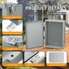 Joinfworld Waterproof Box for Electronics Outside 11.4x7.5x5.5 Outdoor Weatherproof Electrical