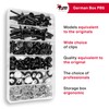 T&M TECHNICS® Box of 100 Universal Fasteners, Clips, Clips and