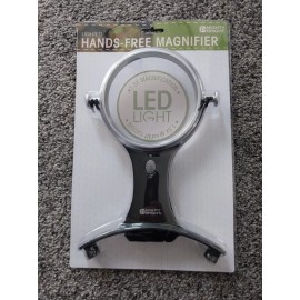 Mighty Bright Lighted Hands Free Sewing Hobby Magnifier Magnifing Glass NEW
