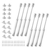 WENLISELL 8 Pcs Gas Strut Stay 80N, Upturned Kitchen Cupboard