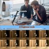 15X Magnifying Glass Lamp with Clamp and Stand, 72 LEDs