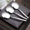 Bblina 8 Pieces Large Serving Spoons, Stainless Steel Buffet Serving