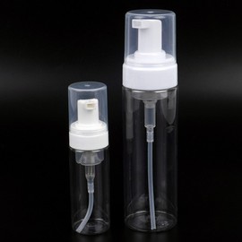 Foam Dispenser Plastic Empty Bottle Cleansing Foam Bottle 150ml 4ea