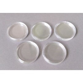 Kingya Coin Case Capsule Set of 20 Commemorative Coin Storage Storage [MF Cloth Included] (Inner Diameter 1.1 inches (27 mm)