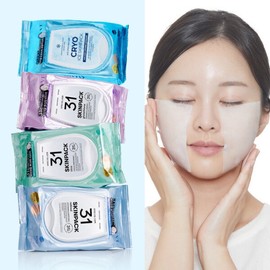 (Hwajalmeok Pack) VT Skin Pack 100 sheets (Choose 1 of 4 types) (Soothing/Pore/Glow/Cooling Makeup Booster Cooling Pack) / (화잘먹팩) VT 스킨팩 100매 4종 택1 (진정모공광채쿨링 메이크업부스터 쿨링팩)