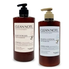 Kerasys Clean Note Deep Cleansing Highly Nutritious Shampoo Treatment Cotton Baby Powder Fragrance Kerasys Clean Note Treatment 800ml (Cotton Fragrance) / 케라시스 클린노트 딥클렌징 고영양 샴푸 트리트먼트 코튼 베이비파우더 향 케라시스 클린노트트리트먼트800ml(코튼향)