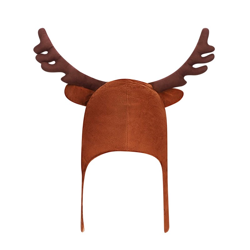 Funny Christmas Hat Headwear Adult Christmas Reindeer Hat Plush Novelty