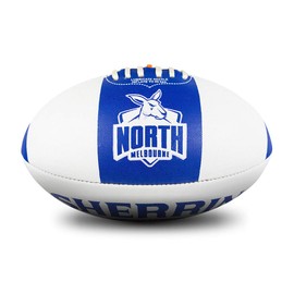 Sherrin North Melbourne Kangaroos AFL Club Football, Size 5